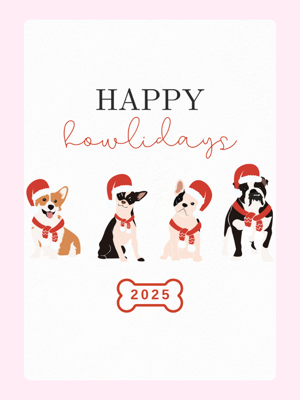Happy Howlidays Cake Card