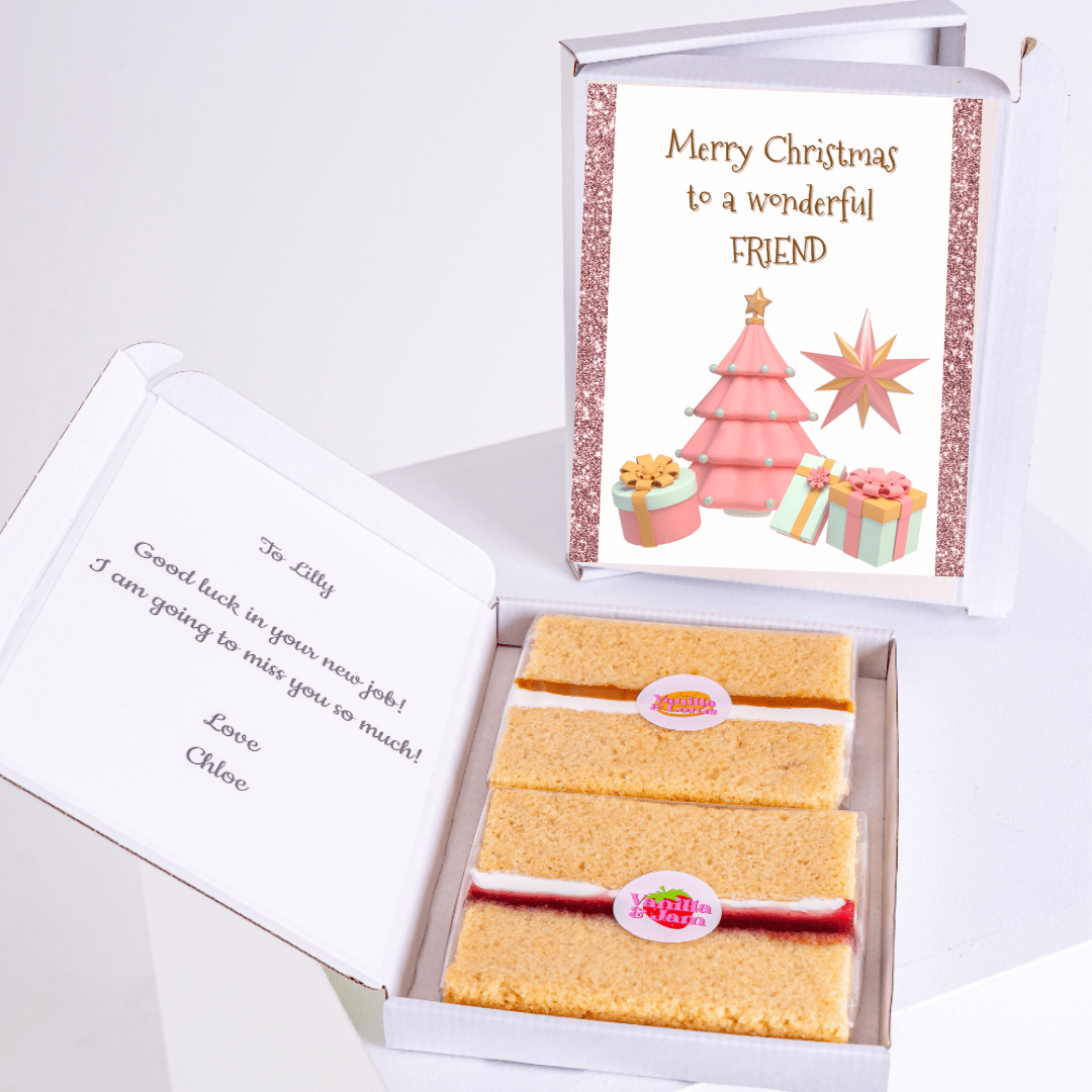 Christmas gift box with cake and card for a friend, GooglePics-2