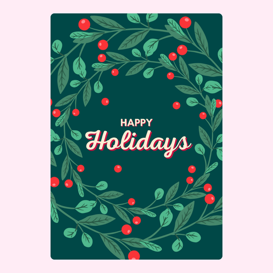 Green Happy Holidays