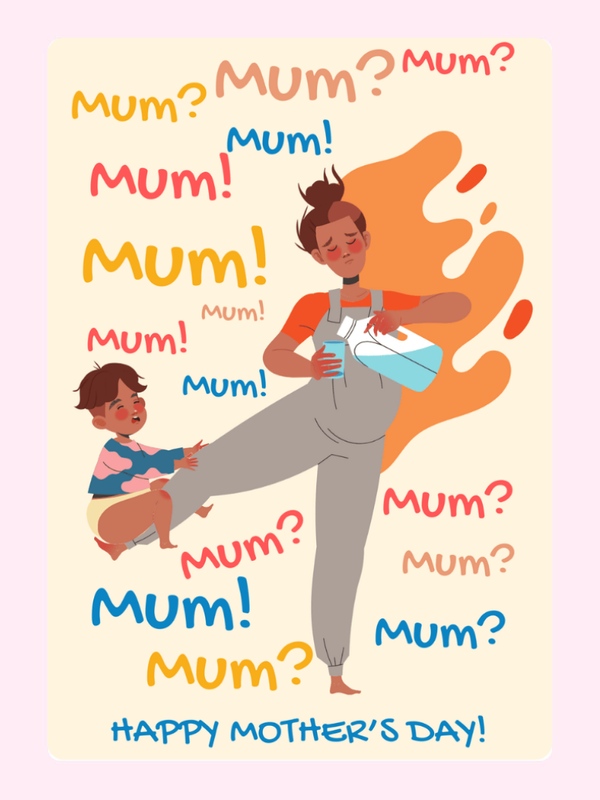 Happy Mother's Day69 Cake Card, for Mum