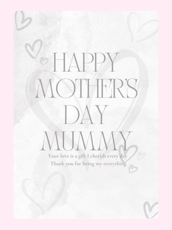 Happy Mother's Day Mummy5 Cake Card