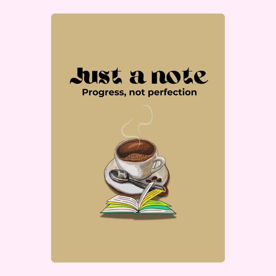 Coffee & book, progress over perfection (Image 5)