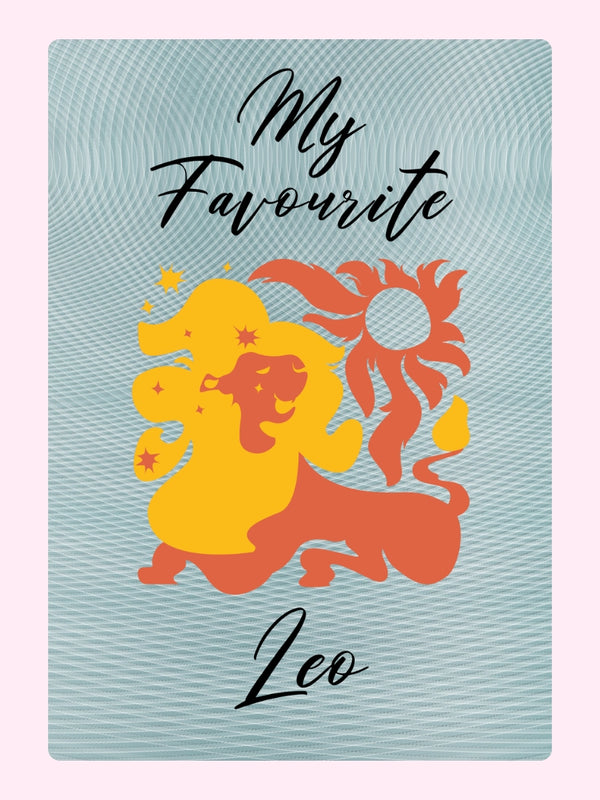 My Favourite Leo Cake Card, just because