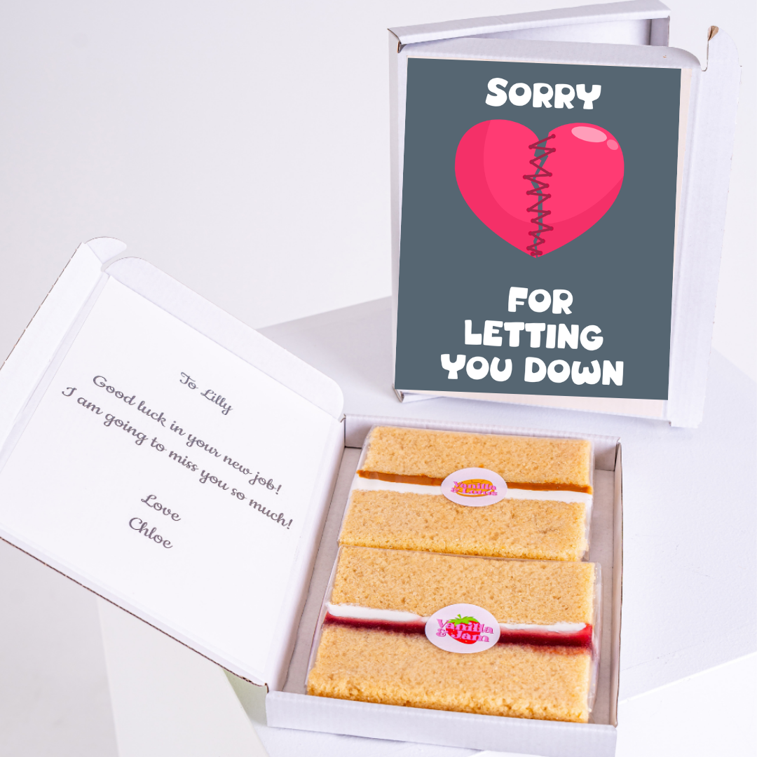 Letterbox treat sorry gift box.