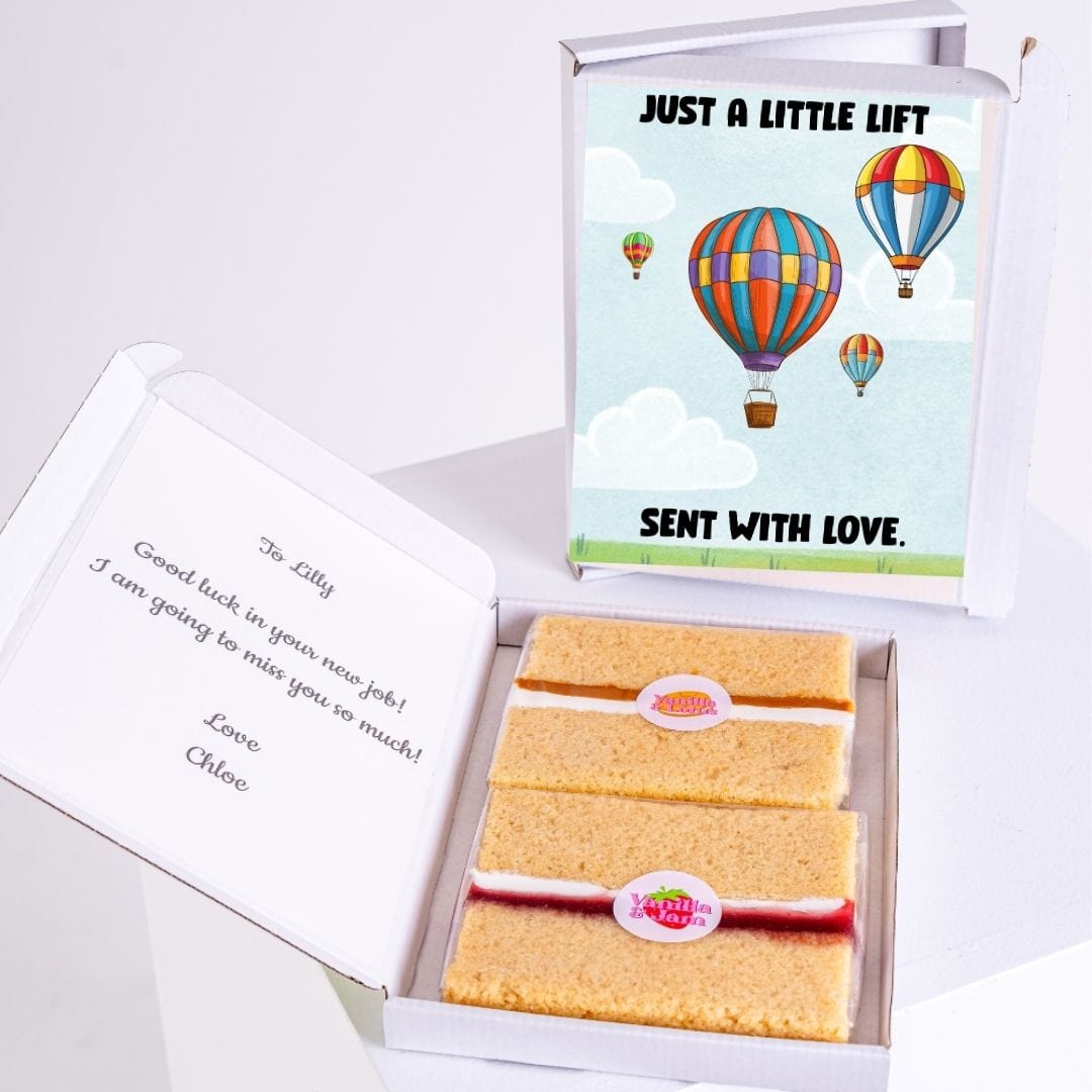 Letterbox treat with balloon design