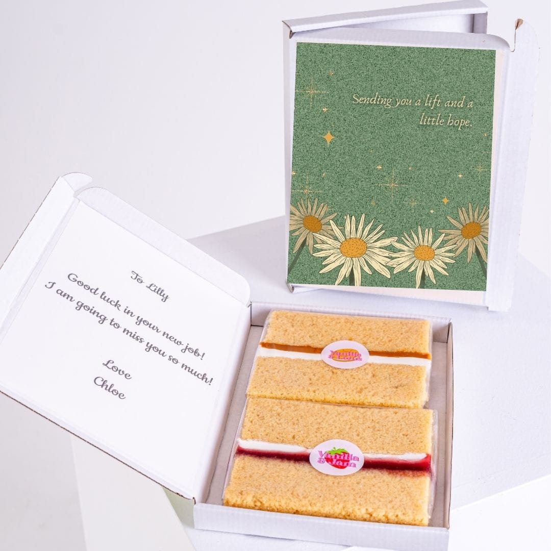 Letterbox treat with daisy design.