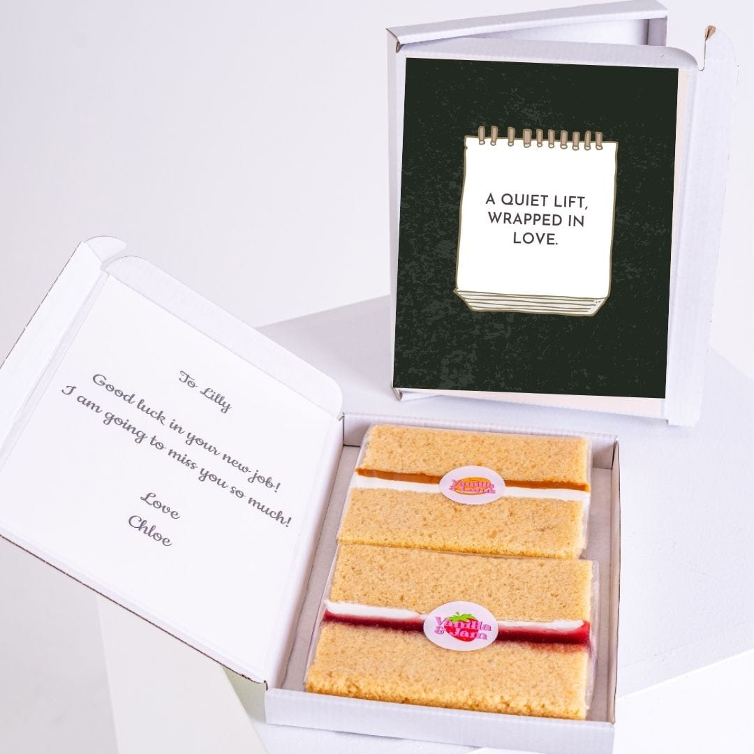 Letterbox treat with notebook design.