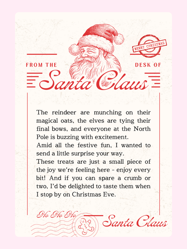 Ho Ho Ho from Santa Cake Card, Christmas