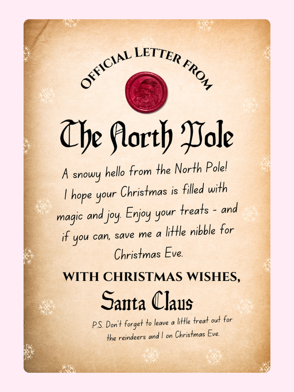From the North Pole Cake Card, Christmas