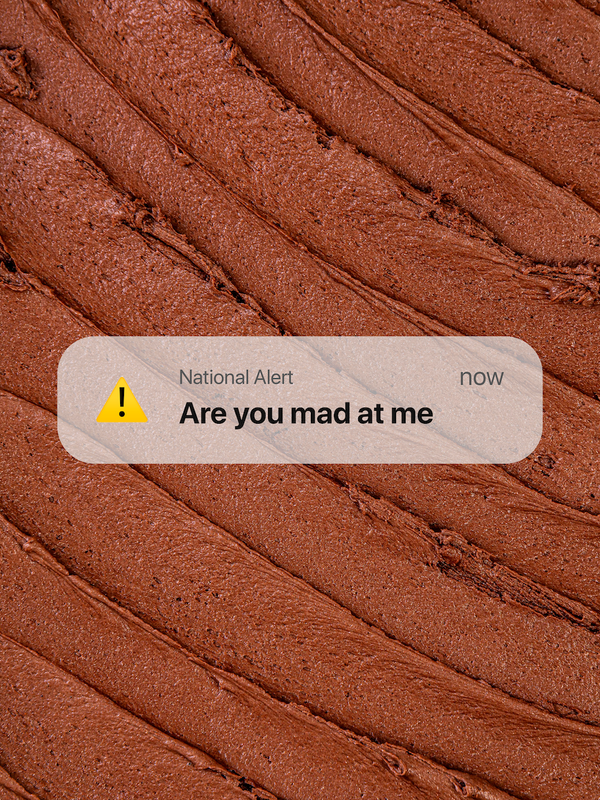 Are You Mad At Me Cake Card