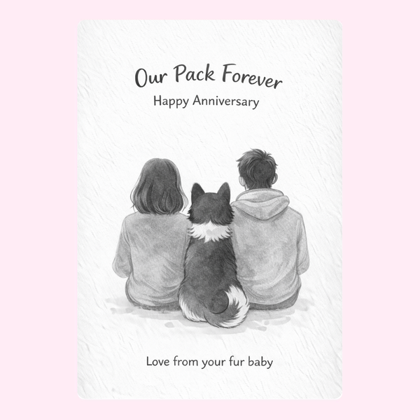 Our Pack Forever From The Cat Anniversary Cake Card | MailBakes