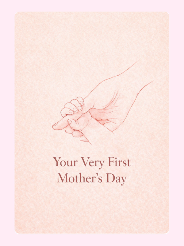 Your Very First Mother's Day Cake Card