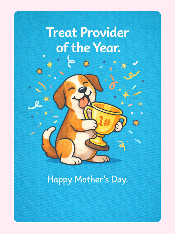 Treat Provider Of The Year Cake Card, Mother's Day