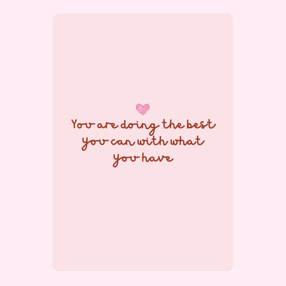 What you have
