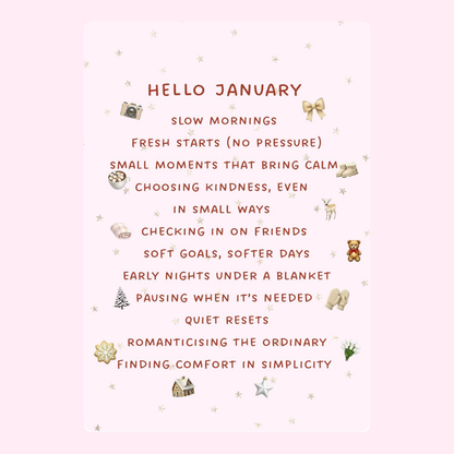 Hello January