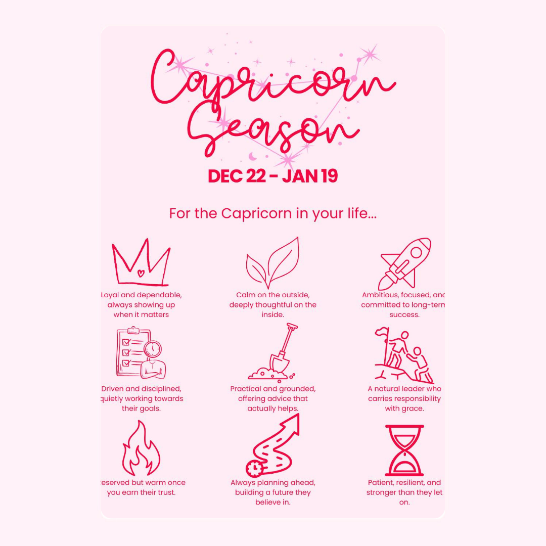 Capricorn Season.