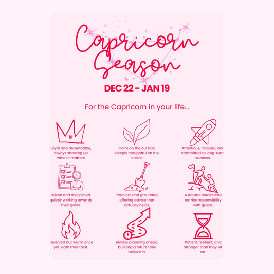 Capricorn Season.