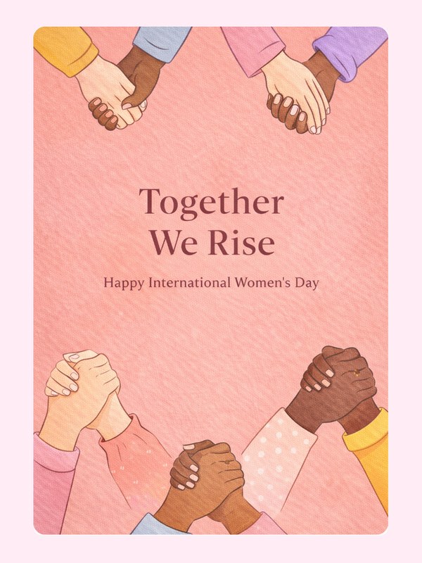 IWD-004 letterbox cake card with freshly baked cake slices