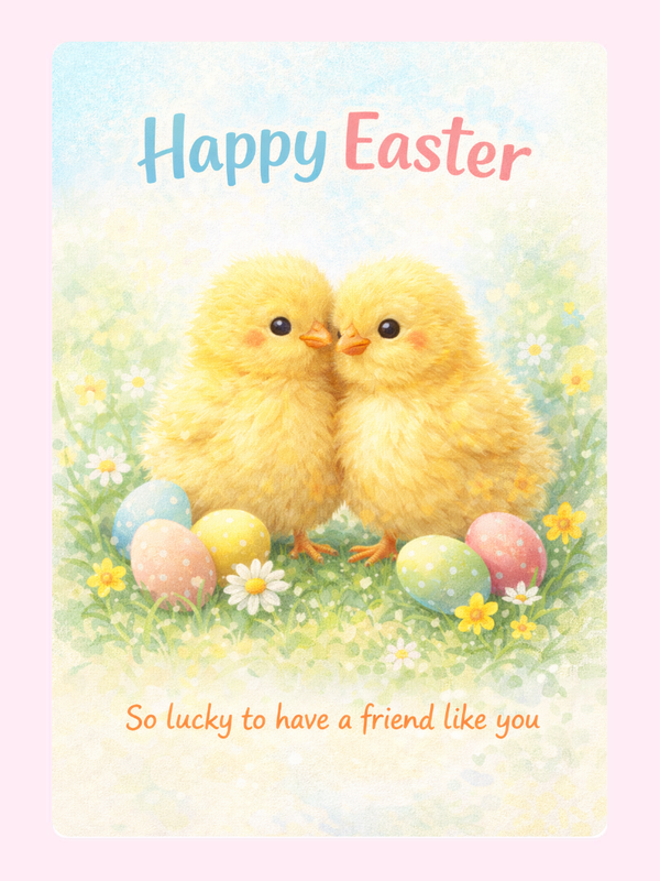 Lucky To Have A Friend Cake Card