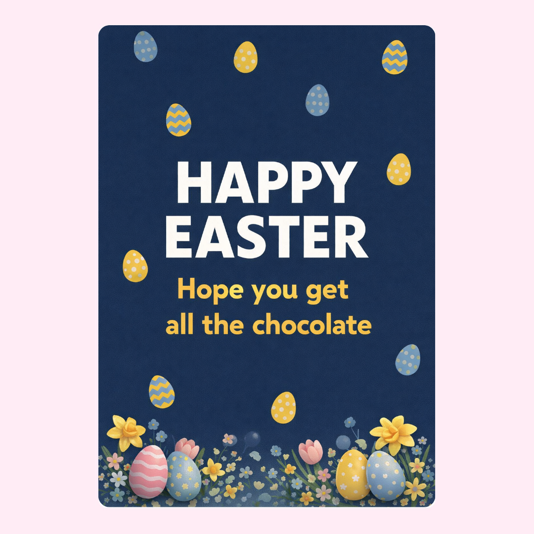 Chocolate Easter Cake Card | MailBakes