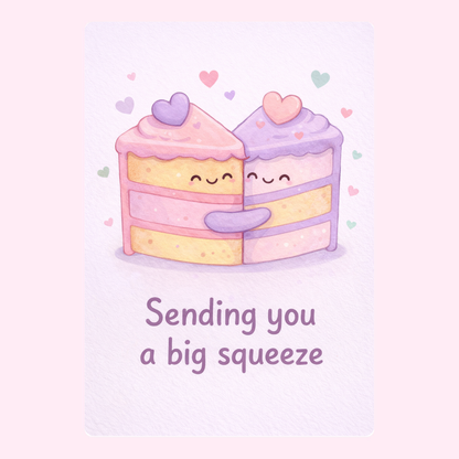 Big Squeeze Sweet Slices Cake Card | MailBakes