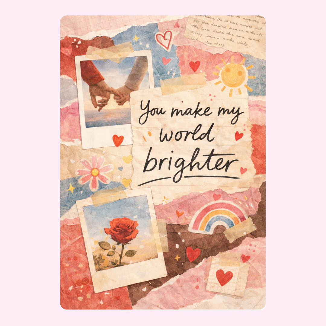 Rainbow Brighter Sweet World Cake Card | MailBakes