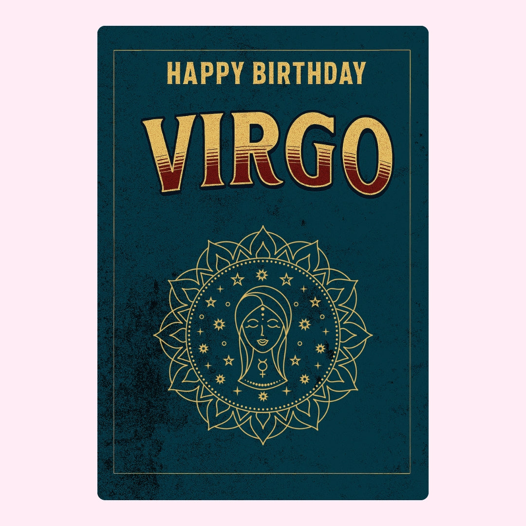 Mum and Dad Virgo birthday gift message.