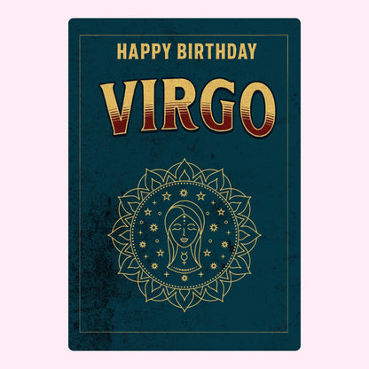 Mum and Dad Virgo birthday gift message.