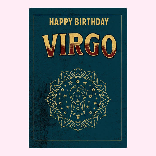 Mum and Dad Virgo birthday gift message.