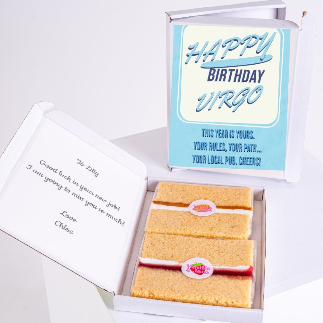 Mum and Dad – Virgo birthday gift with message.