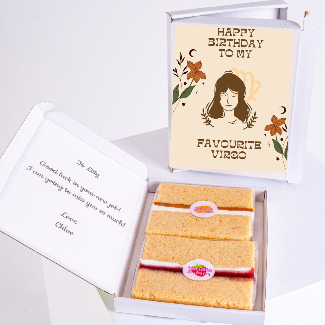 Mum and Dad – Virgo gift with birthday message.