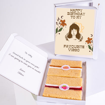 Mum and Dad – Virgo gift with birthday message.