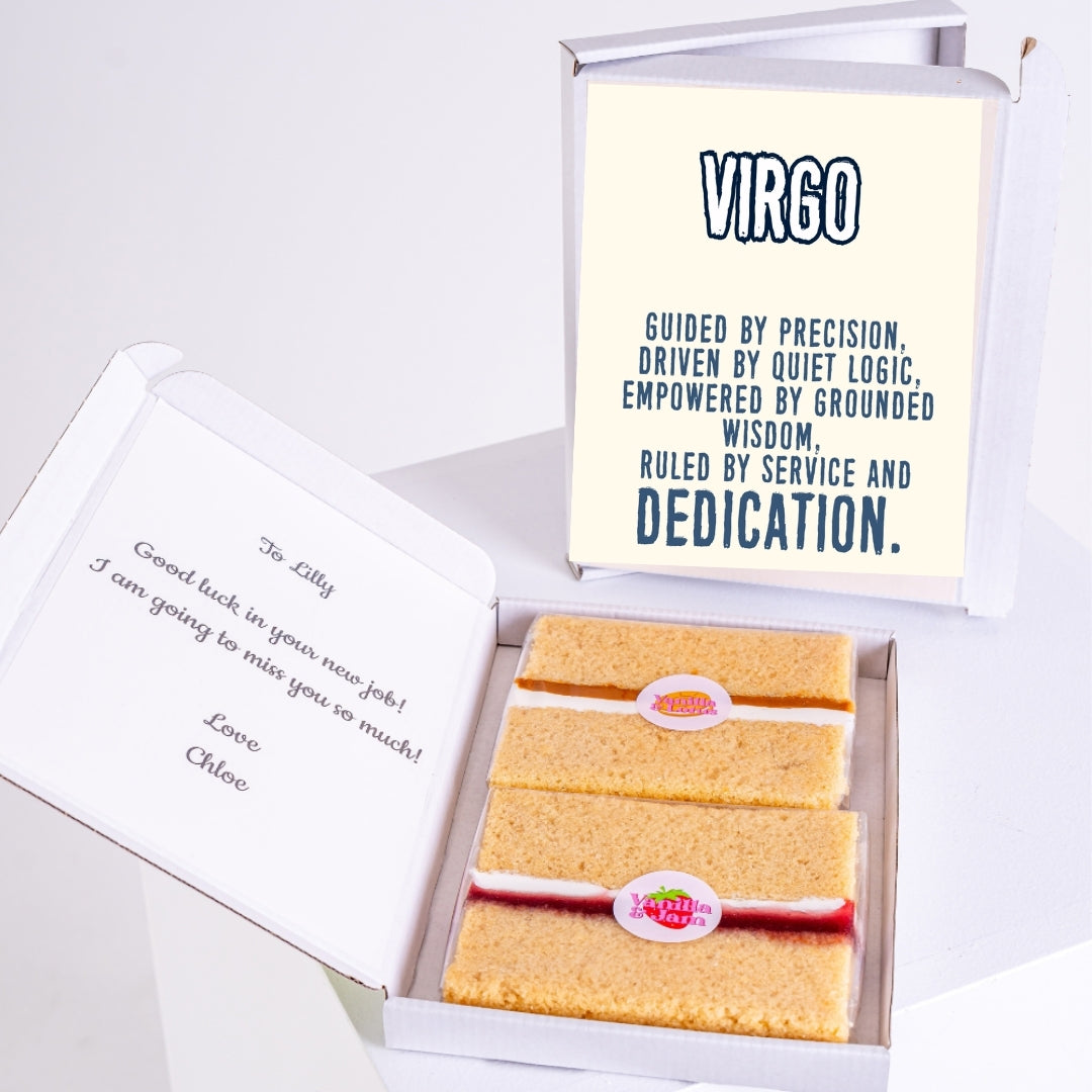 Mum and Dad – Virgo gift with message and birthday wish.