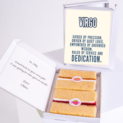 Mum and Dad – Virgo gift with message and birthday wish.