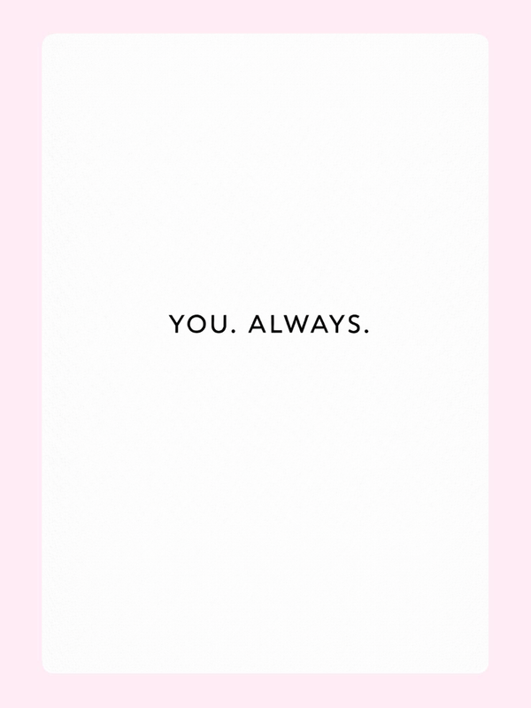 Simply You Always Cake Card, Valentine's Day