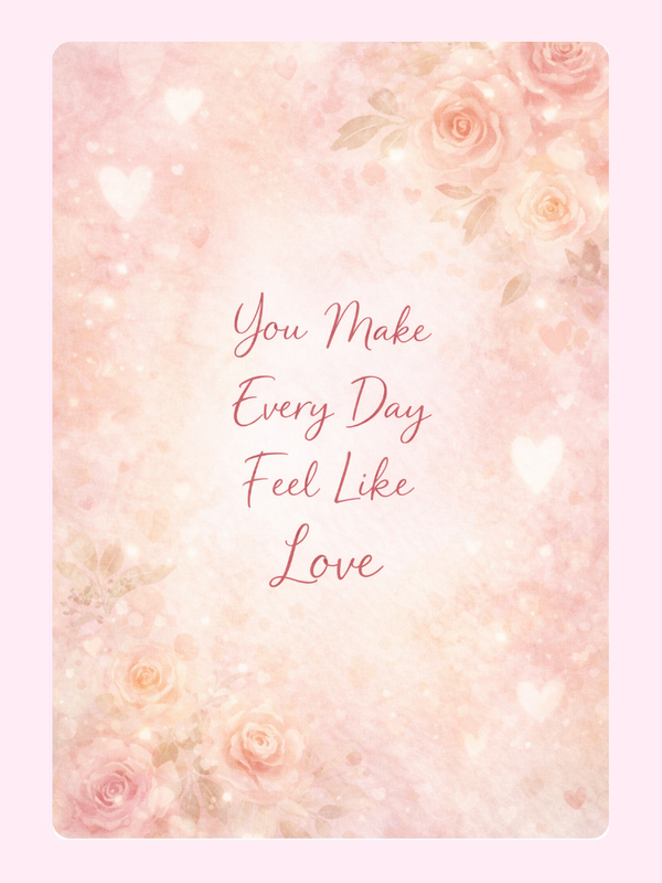 Feel Like Love Cake Card, Valentine's Day