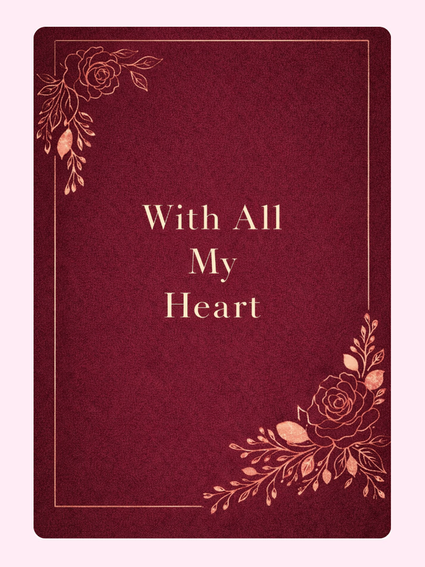 All my heart Cake Card, Valentine's Day