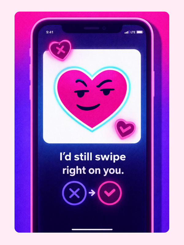 Swipe Cake Card, Valentine's Day