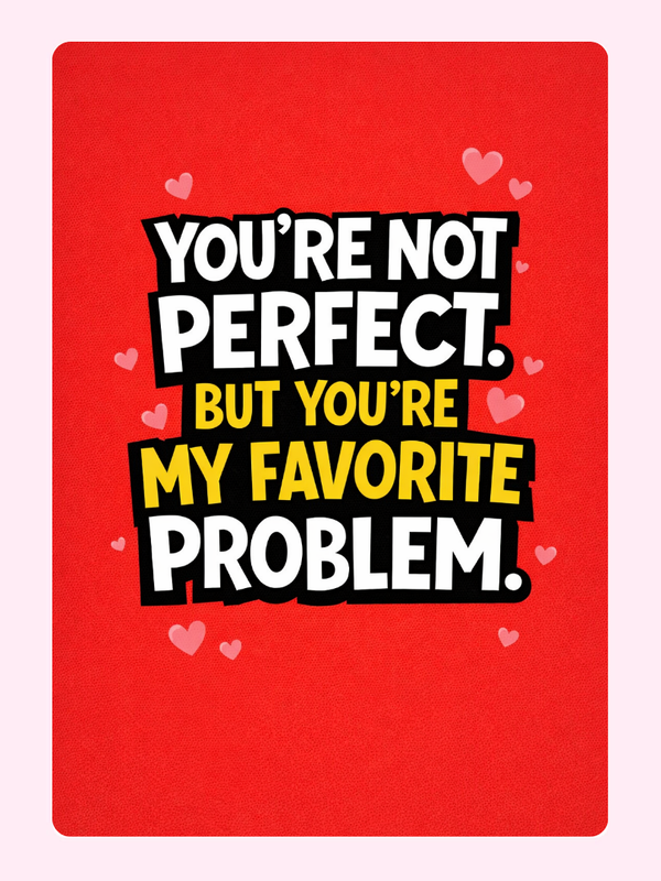 Favorite Problem Cake Card, Valentine's Day