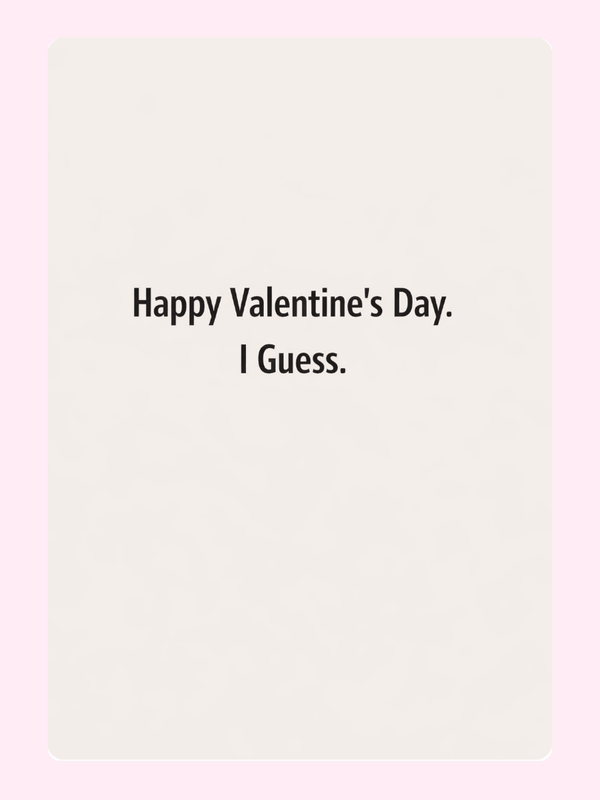 Guess Cake Card, Valentine's Day