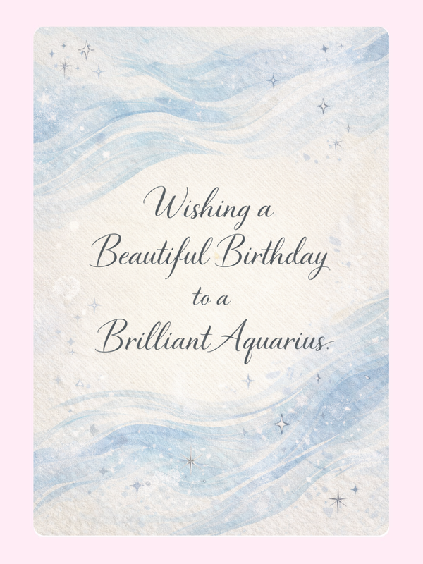 Moonstream Cake Card, birthday