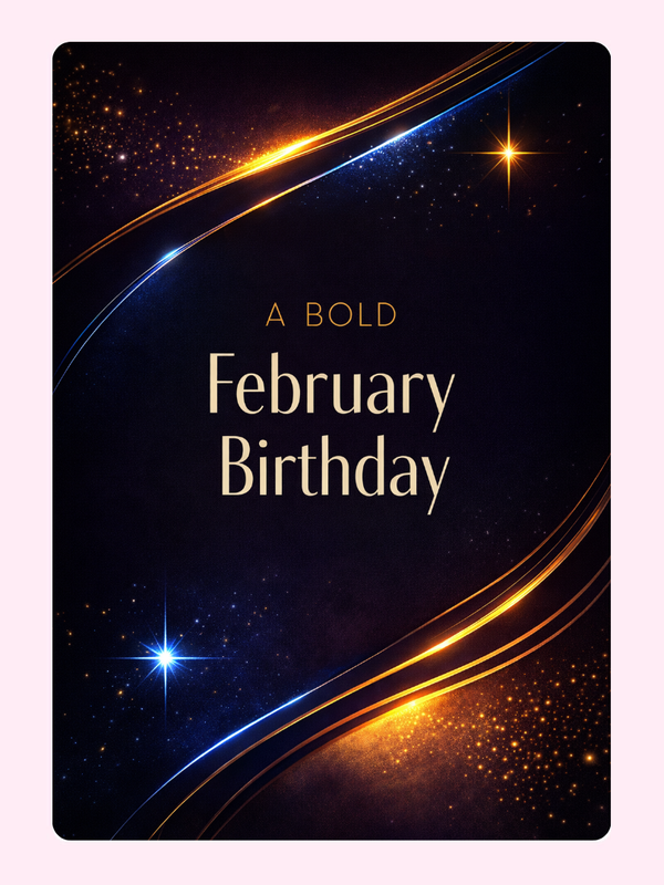 Royal Cake Card, birthday