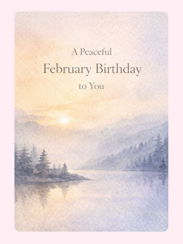 Scene Cake Card, birthday