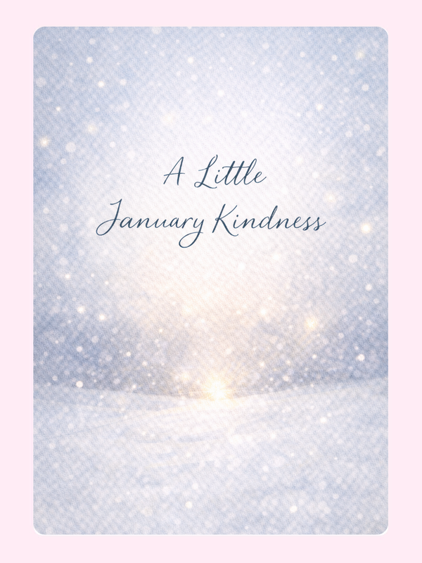 January Kindness Cake Card, just because