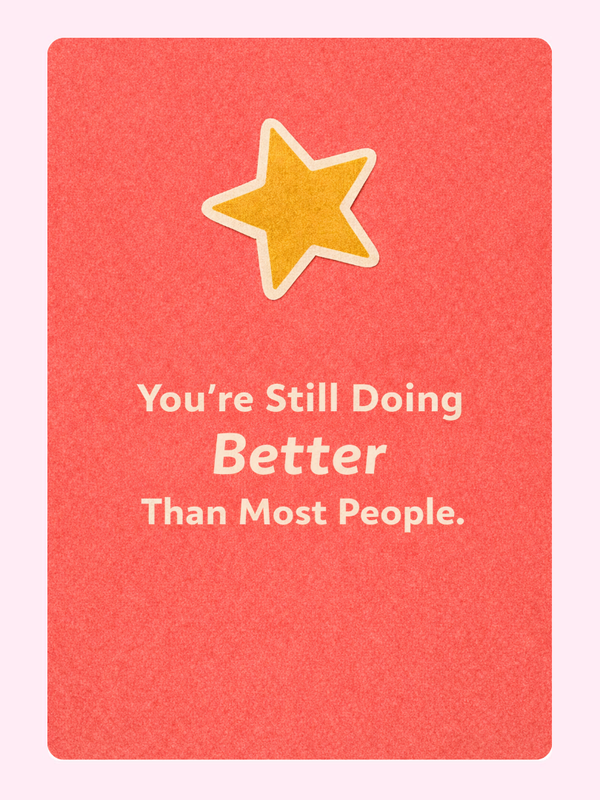 Better Star Cake Card, just because