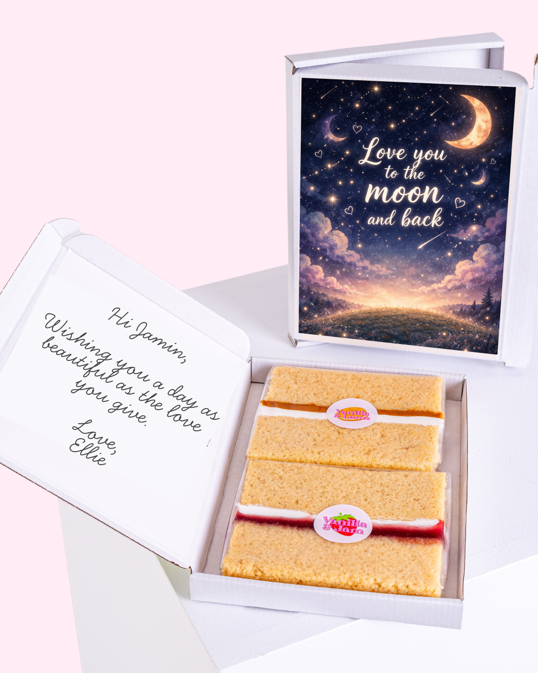 Starry Moon Sugar Sky Cake Card | MailBakes