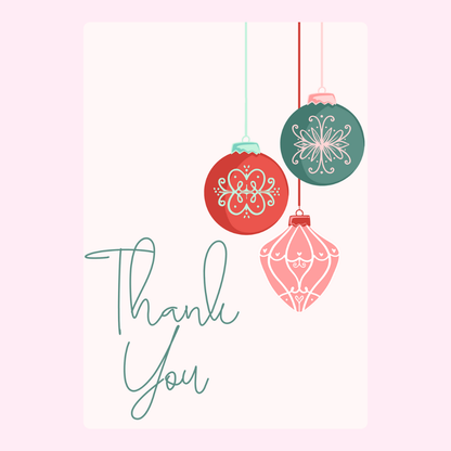 Thank You Ornaments