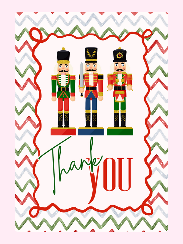 Nutcrackers Cake Card, Christmas
