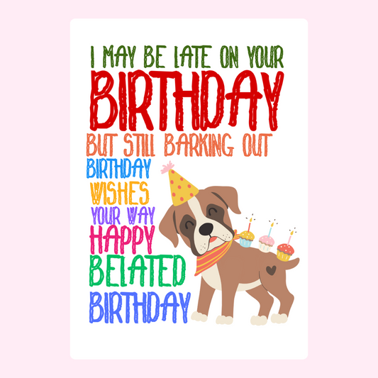 Happy Belated Birthday