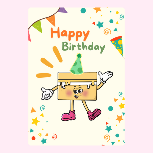 Happy Birthday card design, November 23, 2024